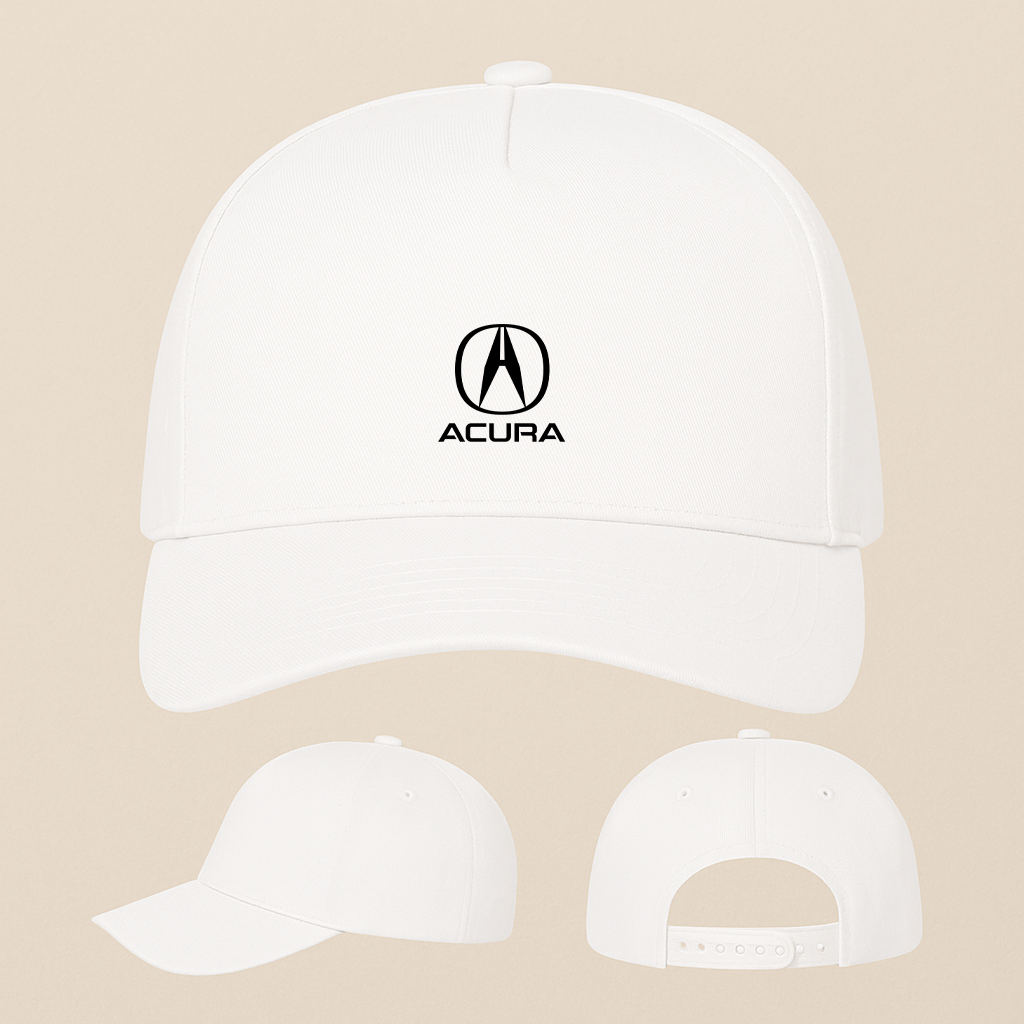 Acura Car Five Panel Twill Snapback Cap